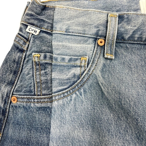 Citizens of Humanity Pieced Horseshoe Wide Leg Jeans Sz 26" Barrel Fracture Wash - Picture 10 of 15